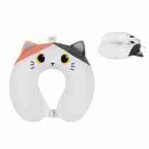 Μαξιλάρι Travel I-Total Οrange Cat 30x30x10cm XL2184B