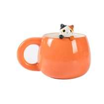 Κούπα I-TOTAL Ceramic Charm XL2526 Orange Cat 450ml