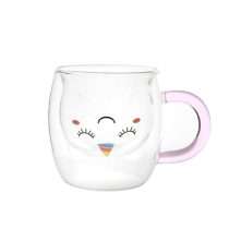 Κούπα i-TOTAL Double Glass XL2957 Latte Unicorn 250ml
