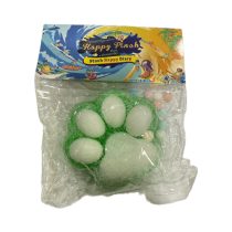 Antistress Pinch Squishy Taba Πατούσα με Pon Pon 10χ9cm Πράσινη