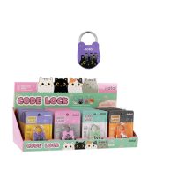 Λουκέτο με Συνδυασμό I-Total Black Cat XL2954_B