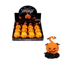 Φωτιζόμενη Κολοκύθα Halloween 10.5×7.4Cm