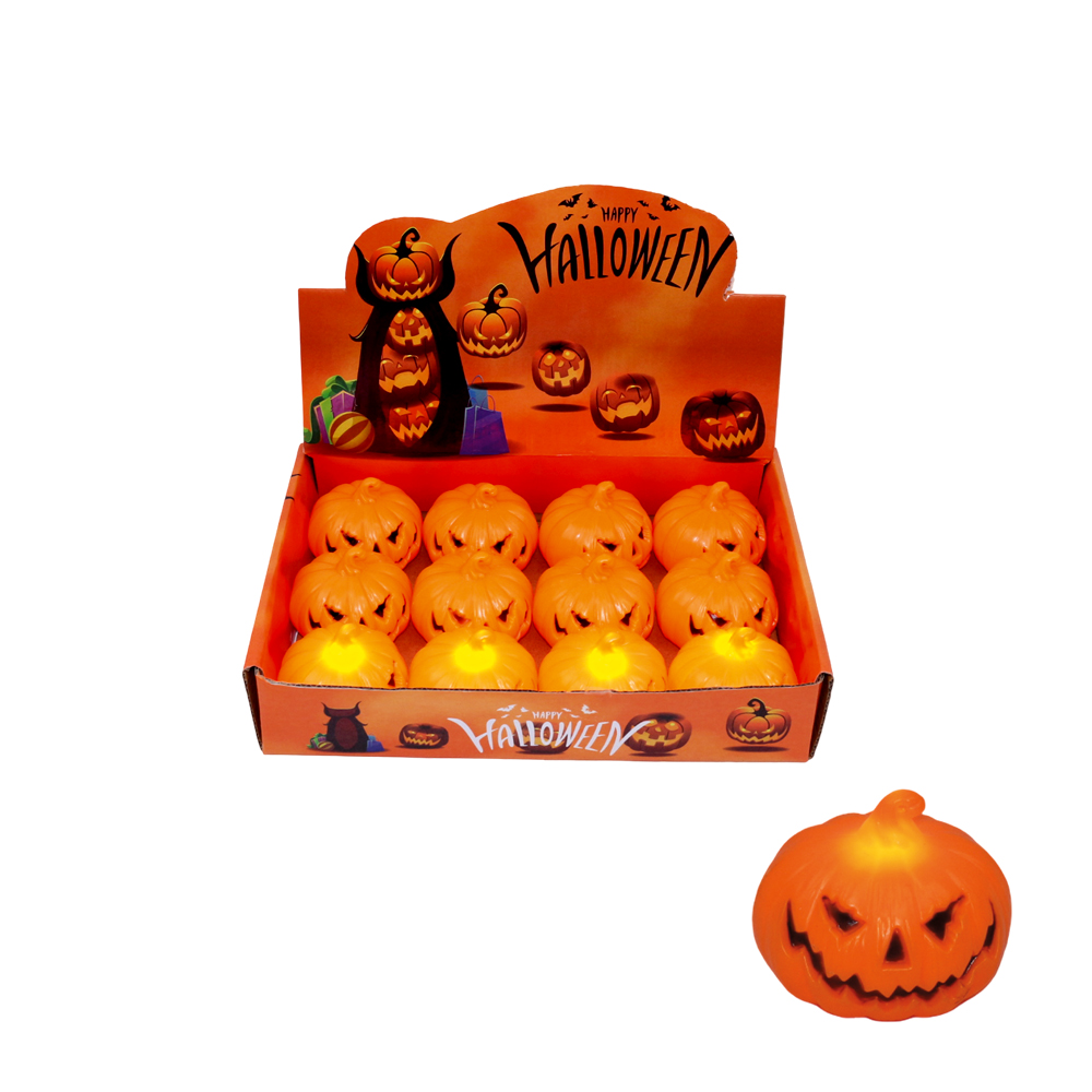 Φωτιζόμενη Κολοκύθα Halloween 6×5cm