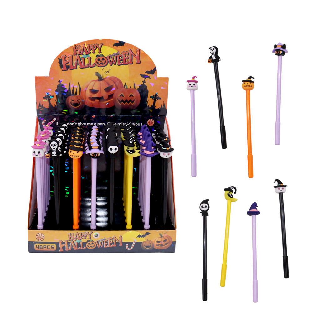 Στυλό Halloween με Ανάγλυφη Φιγούρα (Τυχαίο Σχέδιο)
