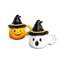 Κεραμική Κούπα Halloween Με Καπάκι 330Ml (Τυχαίο Σχέδιο)