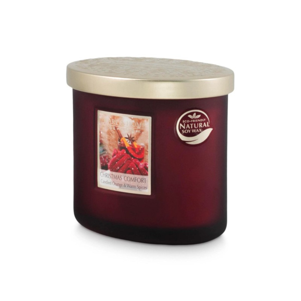 Heart & home διπλό φυτίλι “christmas comfort” 220g – C01230428