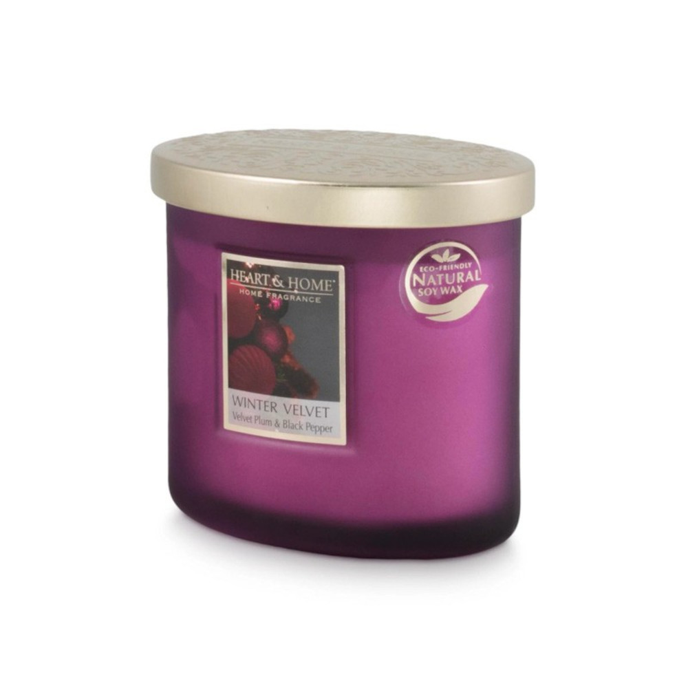 Heart & home διπλό φυτίλι “winter velvet” 220g – C01230431