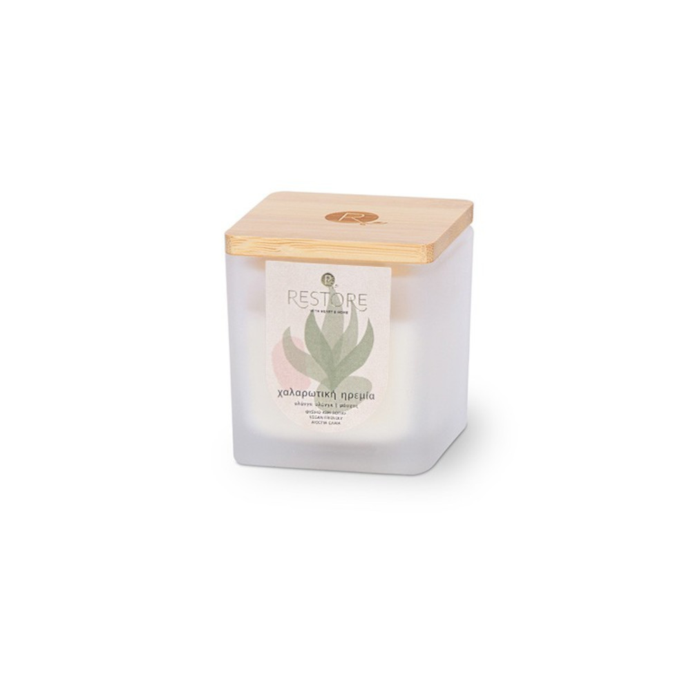 Heart & home κερί μικρό restore wellness “χαλαρωτική ηρεμία” 80g – R01220707