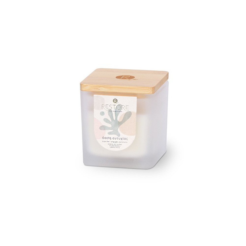 Heart & home κερί μικρό restore wellness “όαση ευτυχίας” 80g – R01220708