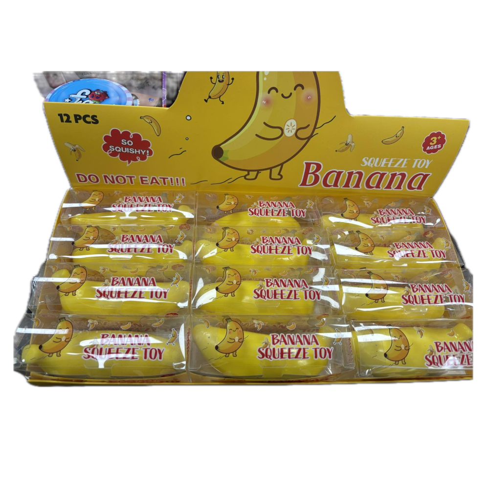 Antistress Crunchy Μπανάνα  (Τυχαίο Σχέδιο)